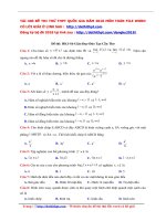 Đề thi thử 2018    sở GDĐT cần thơ   lần 1   file word có lời giải chi tiết 