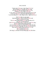 Lời bài hát hợp âm guitar Bài ca trên đồi