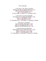 Lời bài hát hợp âm guitar Bài ca hạnh ngộ