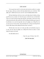 TÌM HIỂU QUY TRÌNH sản XUẤT CAO SU tại xí NGHIỆP ĐỒNG PHÚ