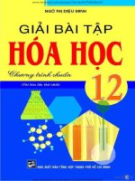 phương pháp giải bài tập hóa học 12