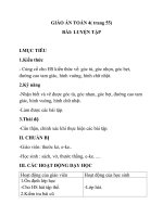 GIÁO án TOÁN 4  luyen tap trang 55