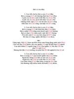 Lời bài hát hợp âm guitar Bài ca của đêm