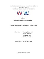 Đồ án Viễn thông : tối ưu hoá chia năng lượng trong mạng HETEROGENEOUS NETWORKS Ktầng