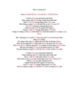 Lời bài hát hợp âm guitar Bài ca mong chờ