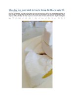 Khéo tay làm món bánh in truyền thống đãi khách ngày tết