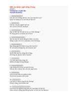 900 câu khẩu ngữ tiếng trung theo chủ đề