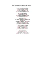 Lời bài hát hợp âm guitar Bài ca dành cho những xác người