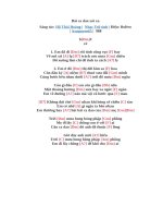 Lời bài hát hợp âm guitar Bài ca dao xót xa