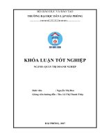 Một số biện pháp nâng cao hiệu quả sử dụng nhân lực tại công ty TNHH phúc thuận   