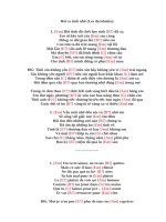 Lời bài hát hợp âm guitar Bài ca tình nhớ