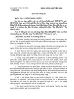 Bài thu hoạch của đảng viên