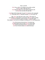 Lời bài hát hợp âm guitar Bài ca yêu đời