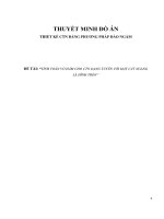 Đồ án thiết kế công trình ngầm dạng tuyến (MC: hình tròn)