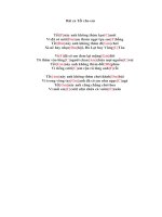 Lời bài hát hợp âm guitar Bài ca tết cho em