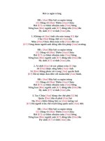 Lời bài hát hợp âm guitar Bài ca ngàn trùng