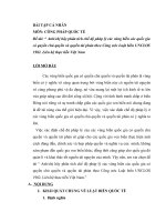 Phân tích chế độ pháp lý các vùng biển các quốc giacó quyền chủ quyền và quyền tài phán theo Công ước Luật biển UNCLOS1982. Liên hệ thực tiễn Việt Nam
