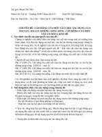 CHỦ đề điều KIỆN cân BẰNG của vật rắn   vật lý 10