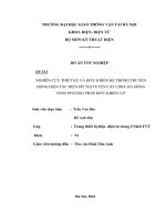 Nghiên cứu thiết kế và điều khiển hệ truyền động điện tàu điện đô th ứng dụng tuyến Cát Linh- Hà Đông theo phương ph p điều khiển U F