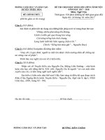 Đề + đáp án HSG lớp 9 ngữ văn 20172018