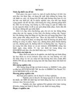 Nghiên cứu xác định tải trọng động thẳng đứng của đoàn xe lên mặt đường (tt)