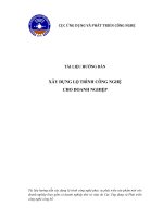 Tài liệu hướng dẫn xây dựng lộ trình công nghệ cho doanh nghiệp