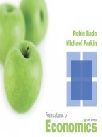 Foundaions of economics 6th by robin bade ch02 