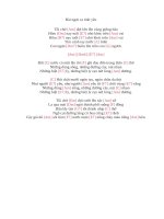 Lời bài hát hợp âm guitar Bài ngợi ca tình yêu