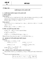 Bài tập trắc nghiệm giới hạn có lời giải chi tiết – nguyễn phú khánh, huỳnh đức khánh 