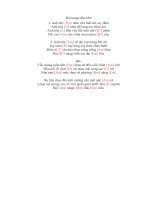 Lời bài hát hợp âm guitar Bài tango đầu tiên