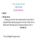 Câu kể Ai thế nào? Tiếng Việt lớp 4 tập 2,