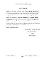 Nghiên cứu dự án sản xuất kinh doanh đơn hàng ODM áo nhồi lông vũ trong may công nghiệp