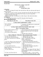 GIÁO ÁN PPDHTC LỚP 4 TUẦN 20 MỚI 1718