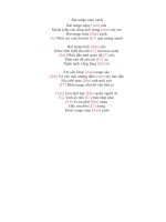 Lời bài hát hợp âm guitar Bài tango màu xanh