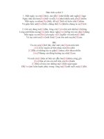 Lời bài hát hợp âm guitar Bản tình ca thứ 2