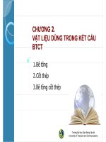 Bài giảng môn học Kết cấu bê tông cốt thép (theo 22TCN 27205): Chương 2  TS. Đào Sỹ Đán