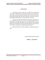 TKMH chiến lược kinh doanh: phân tích các yếu tố và hoạch định chiến lược công ty xây dựng