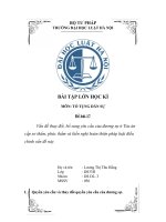 Vấn đề thay đổi, bổ sung yêu cầu của đương sự ở Tòa án cấp sơ thẩm, phúc thẩm và kiến nghị hoàn thiện pháp luật điều chỉnh vấn đề này