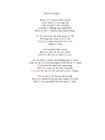 Lời bài hát hợp âm guitar Bánh xe lãng tử