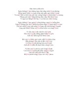 Lời bài hát hợp âm guitar Bản tình ca đầu tiên