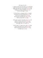 Lời bài hát hợp âm guitar Bài tango cho anh