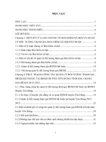 Công tác quản lý đối tượng tham gia BHXH bắt buộc tại huyện yên dũng tỉnh bắc giang giai đoạn 2013 2015