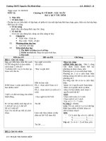 Giáo án phần đại số và giải tích lớp 11 