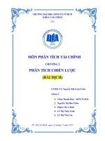 Bài dịch chương 2 môn phân tích tài chính phân tích chiến lược ( strategy analysis ) 