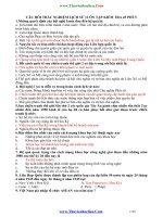 Câu hỏi trắc nghiệm lịch sử 12 ôn tập kiểm tra 45 phút 