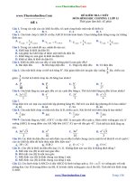 Tổng hợp 20 đề kiểm tra 1 tiết chương 1 hình học lớp 12 có đáp án 