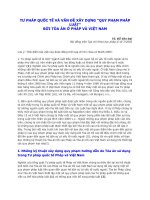 Com   tu phap quoc te va van de xay dung quy pham phap luat boi toa an o phap va viet nam