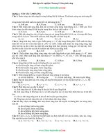 150 câu hỏi trắc nghiệm chương 5 sóng ánh sáng có đáp án 