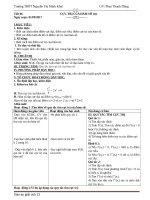 Giáo án 3 cột giải tích 12 tiết t6 cực trị tt 