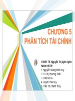 Thuyết trình chương 5 phân tích tài chính 